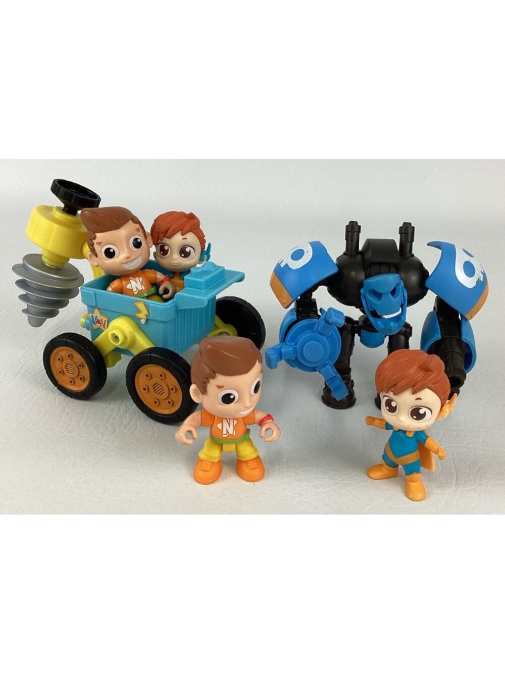 Vlad & Nicki Action Figures Blue Mech Robot Moon Rover Drill 2021 Playmates